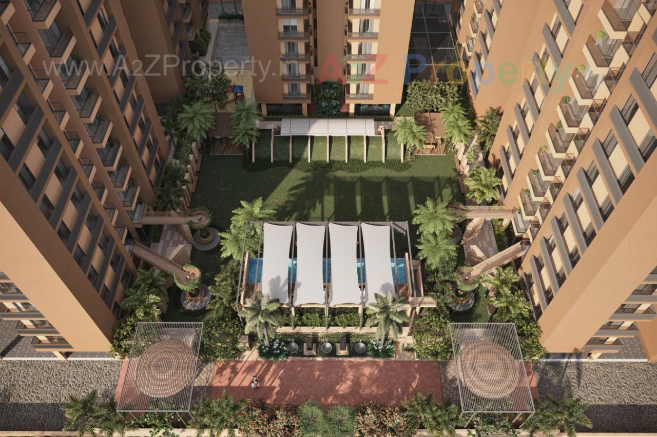 3D Elevation of real estate project Serenity Sky located at Bopal, Ahmedabad, Gujarat