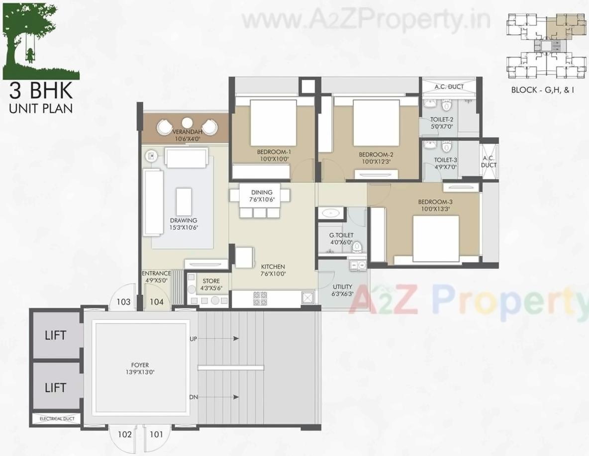 Layout of real estate project Serenity Space located at Gota, Ahmedabad, Gujarat
