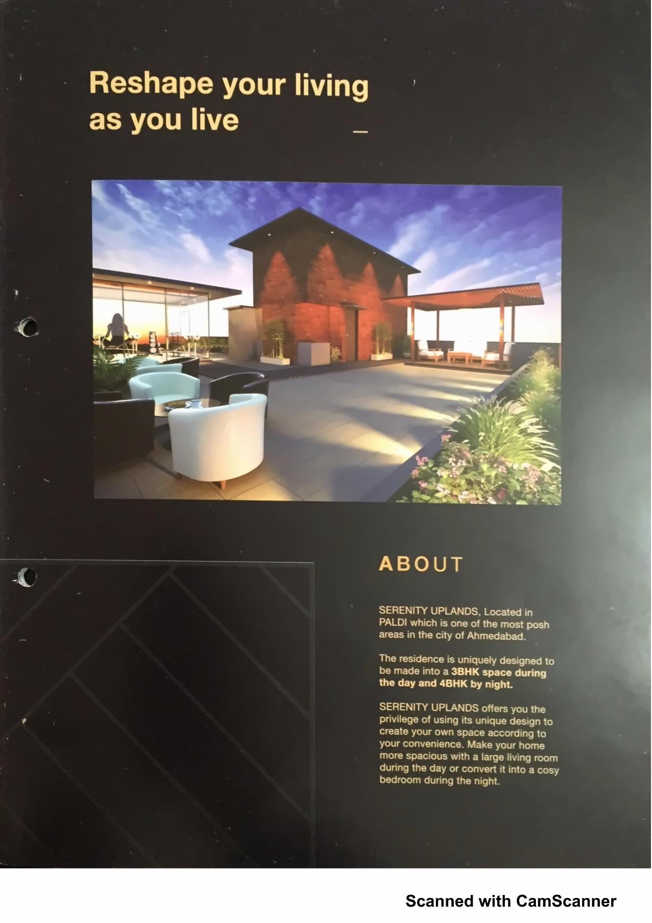  of real estate project Serenity Uplands located at Paldi, Ahmedabad, Gujarat