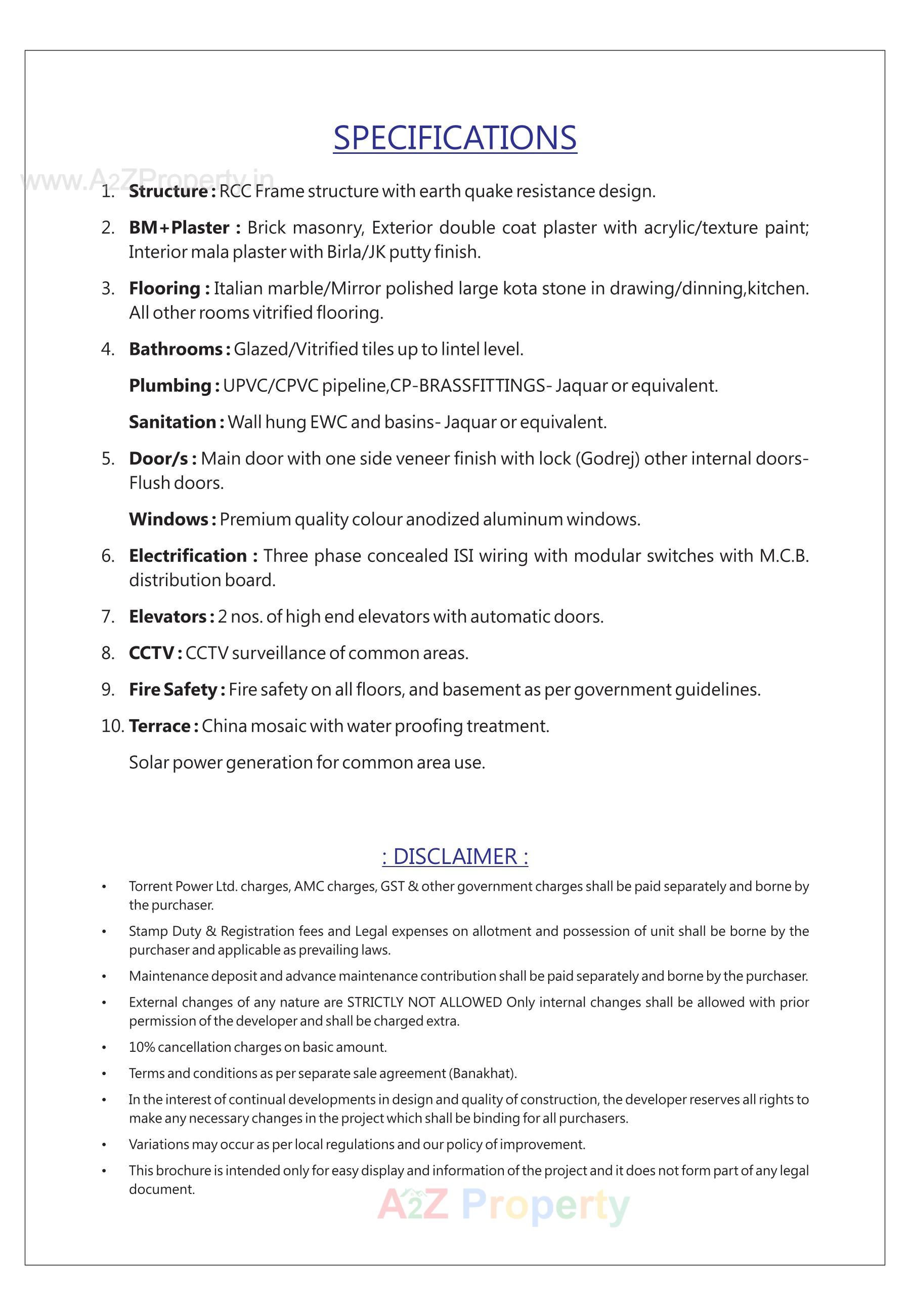  of real estate project Serenous Life located at Vasna, Ahmedabad, Gujarat