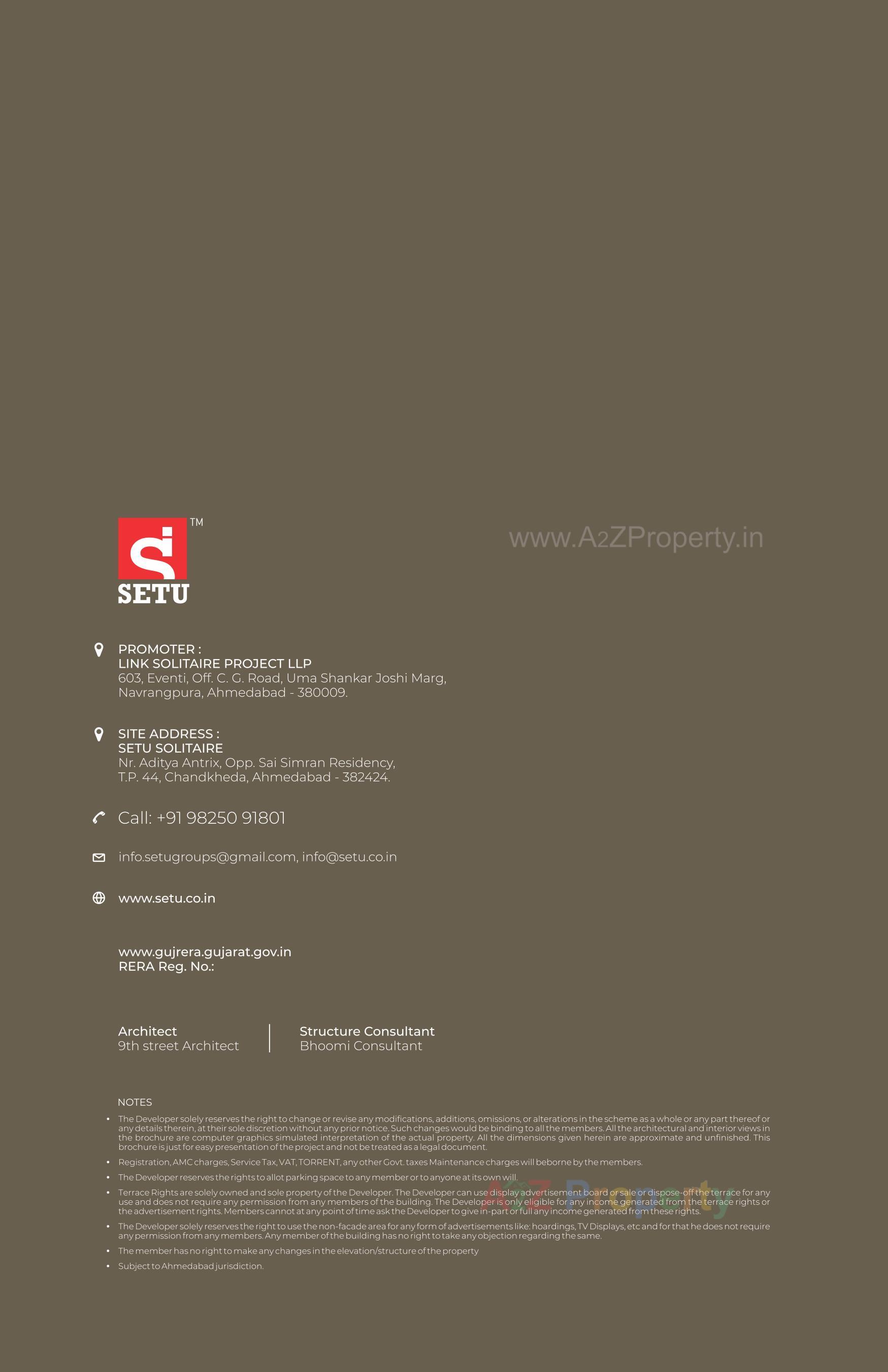  of real estate project Setu Solitaire located at Chandkheda, Ahmedabad, Gujarat