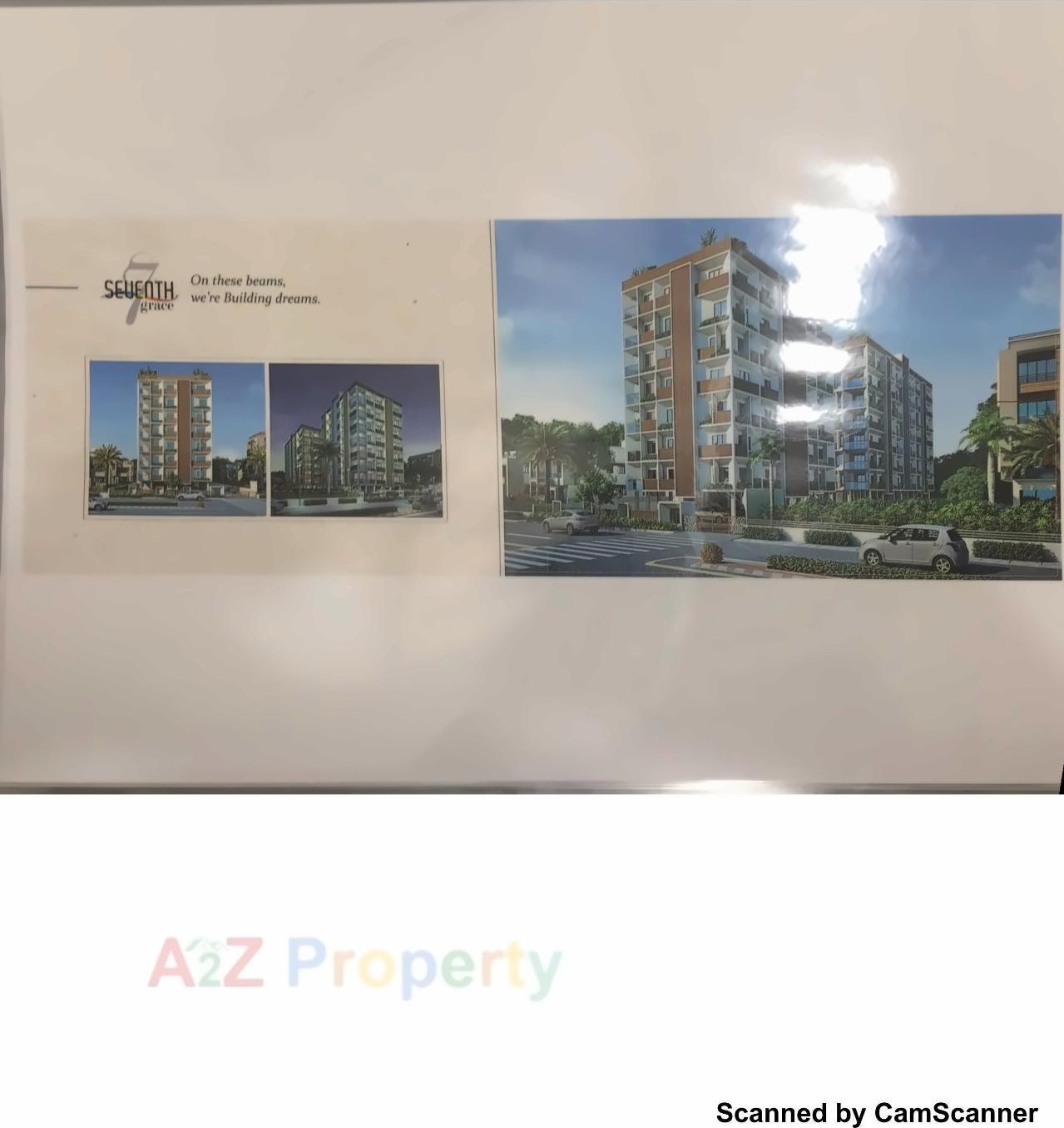 3D Elevation of real estate project Seventh Grace located at Gota, Ahmedabad, Gujarat