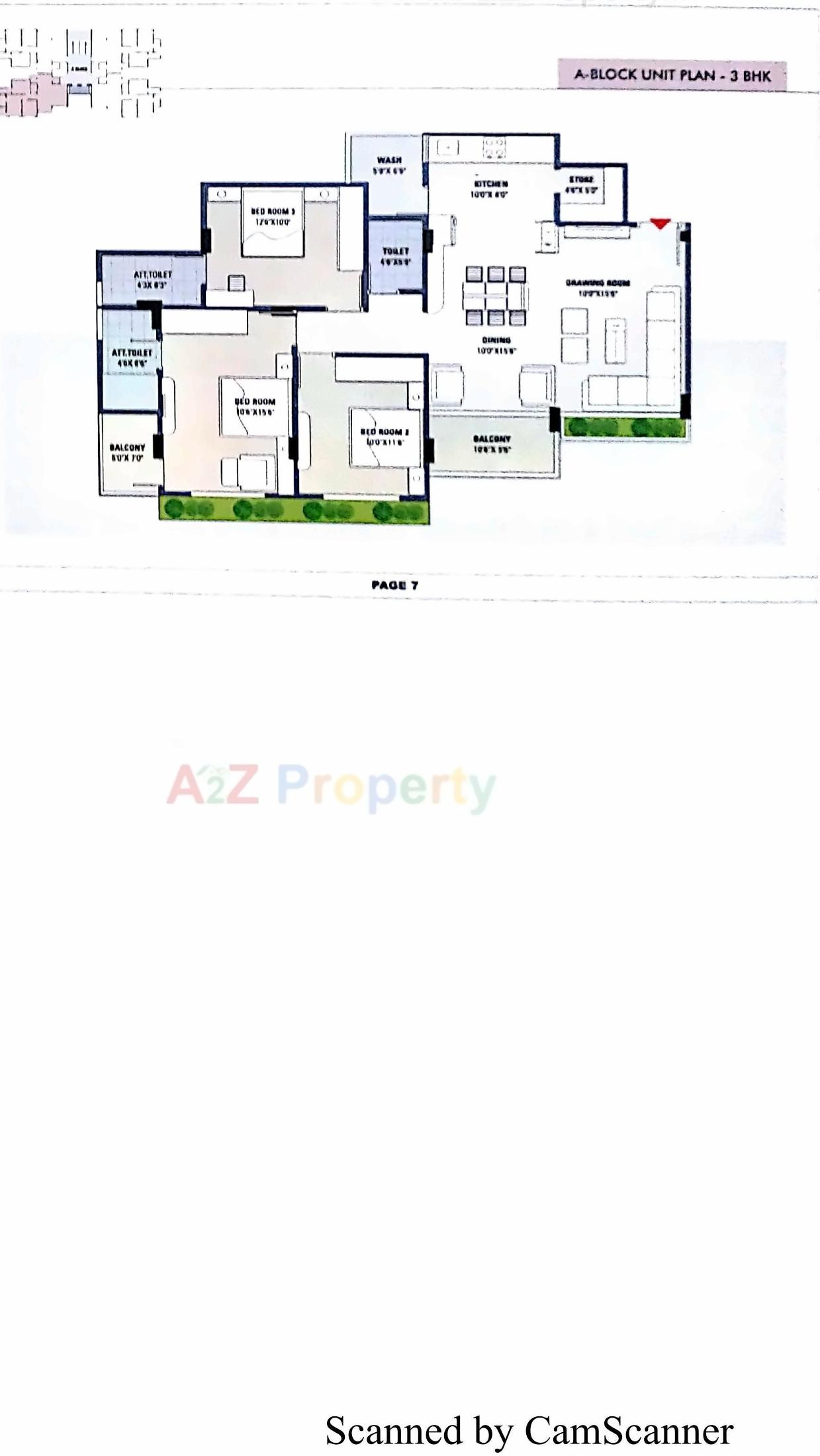 Layout of real estate project Seventh Paradise located at Gota, Ahmedabad, Gujarat