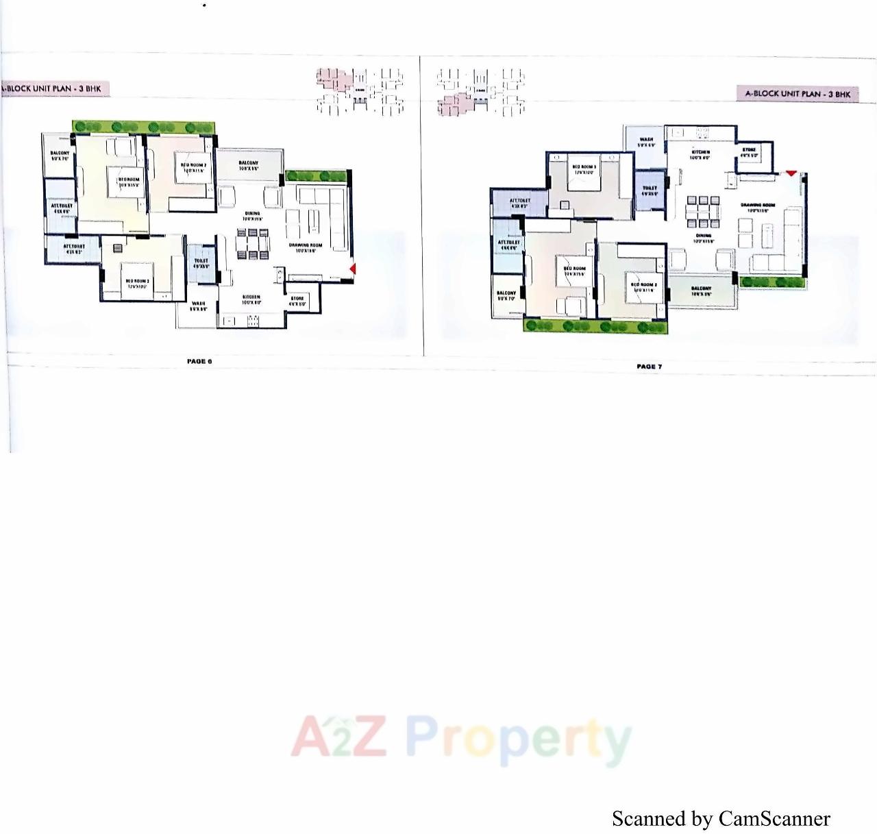 Layout of real estate project Seventh Paradise located at Gota, Ahmedabad, Gujarat