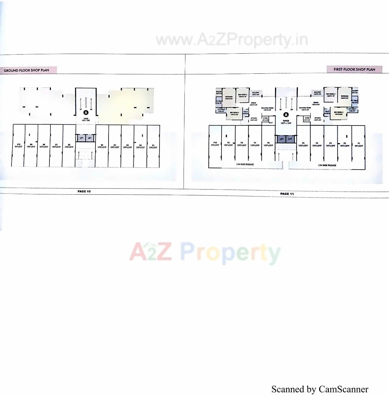 Layout of real estate project Seventh Paradise located at Gota, Ahmedabad, Gujarat