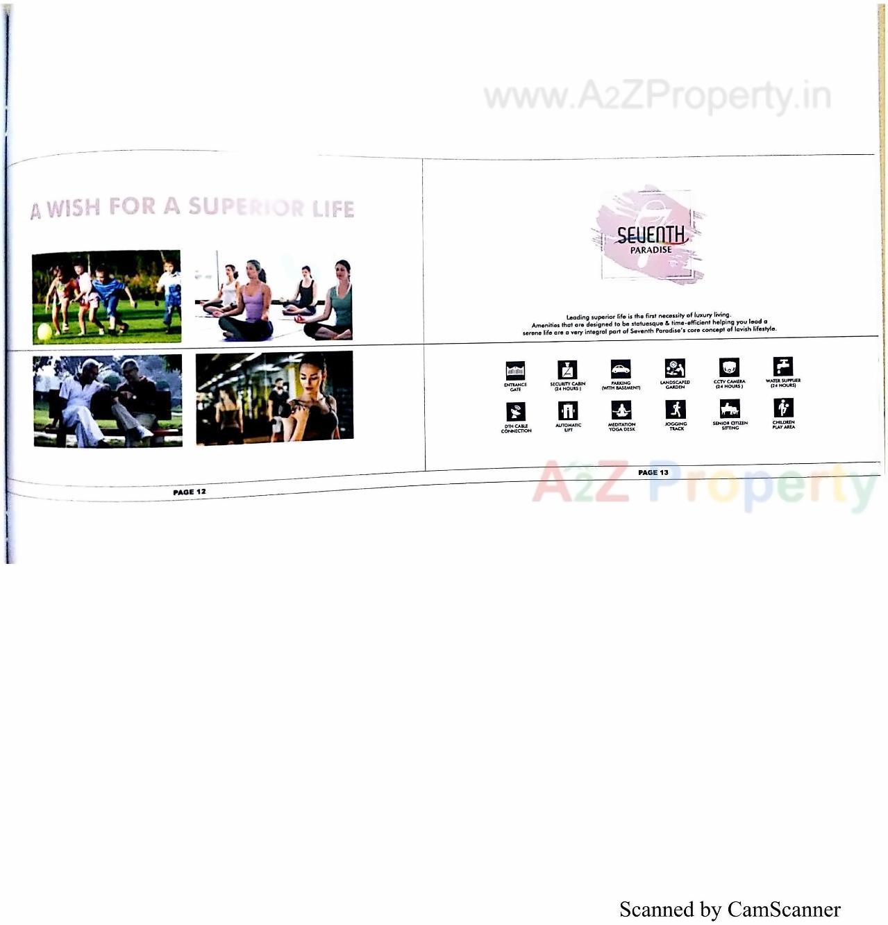  of real estate project Seventh Paradise located at Gota, Ahmedabad, Gujarat