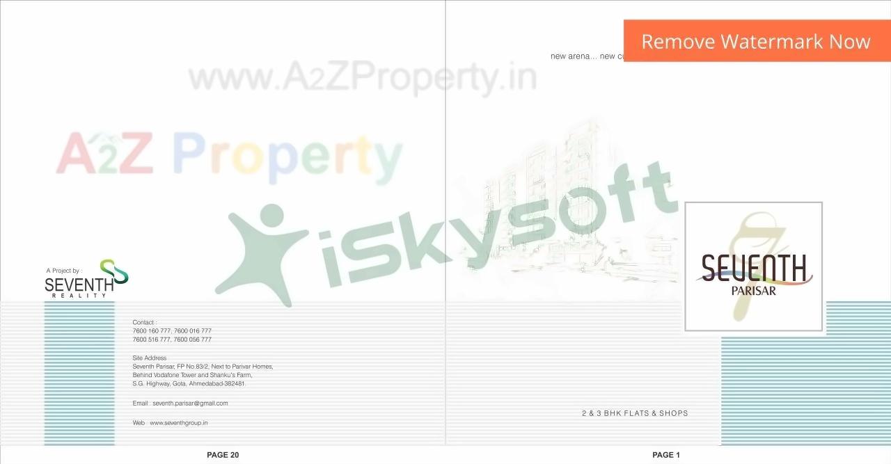 of real estate project Seventh Parisar located at Gota, Ahmedabad, Gujarat