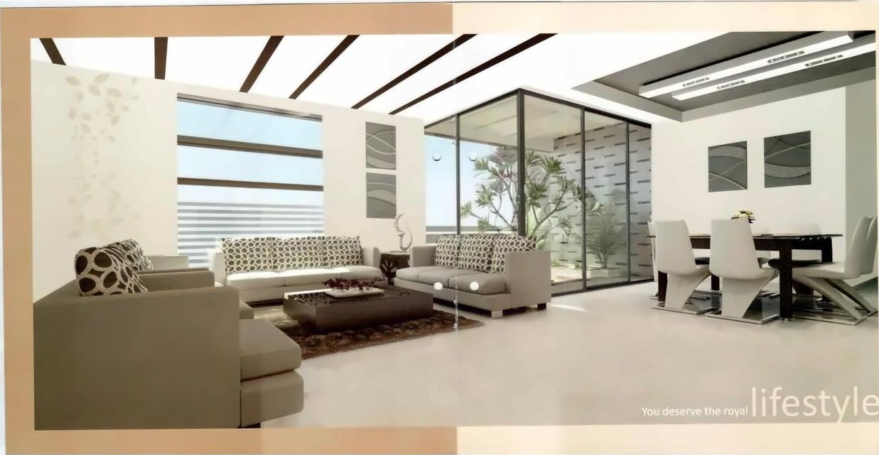 3D Elevation of real estate project Shabari Vatika located at Nikol, Ahmedabad, Gujarat