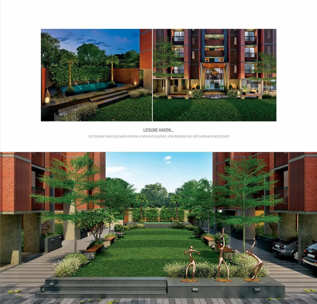 3D Elevation of real estate project Shagun located at Motera, Ahmedabad, Gujarat