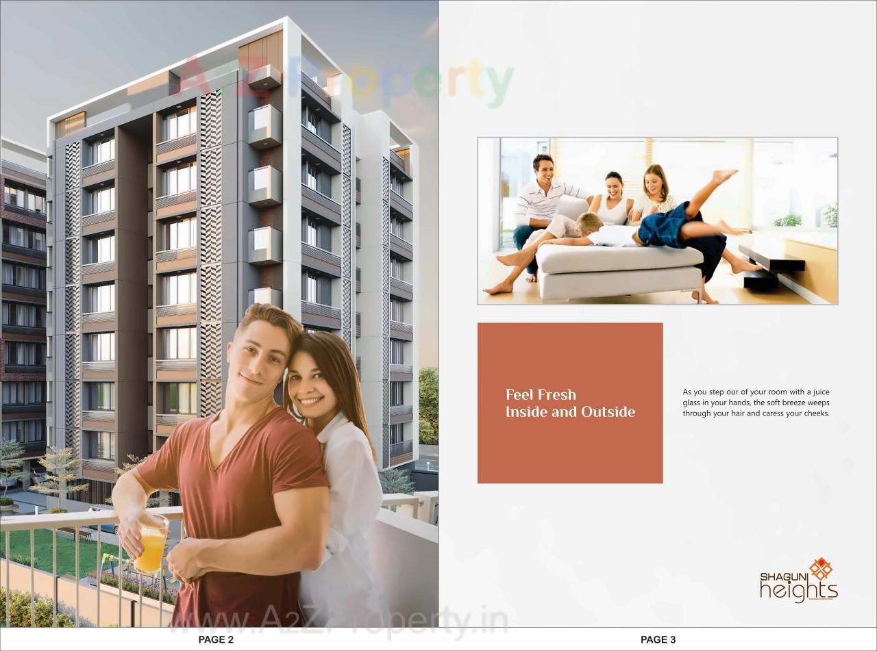  of real estate project Shagun Heights located at Hanspura, Ahmedabad, Gujarat