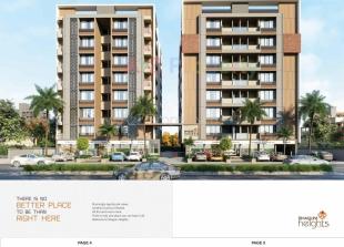 Elevation of real estate project Shagun Heights located at Hanspura, Ahmedabad, Gujarat