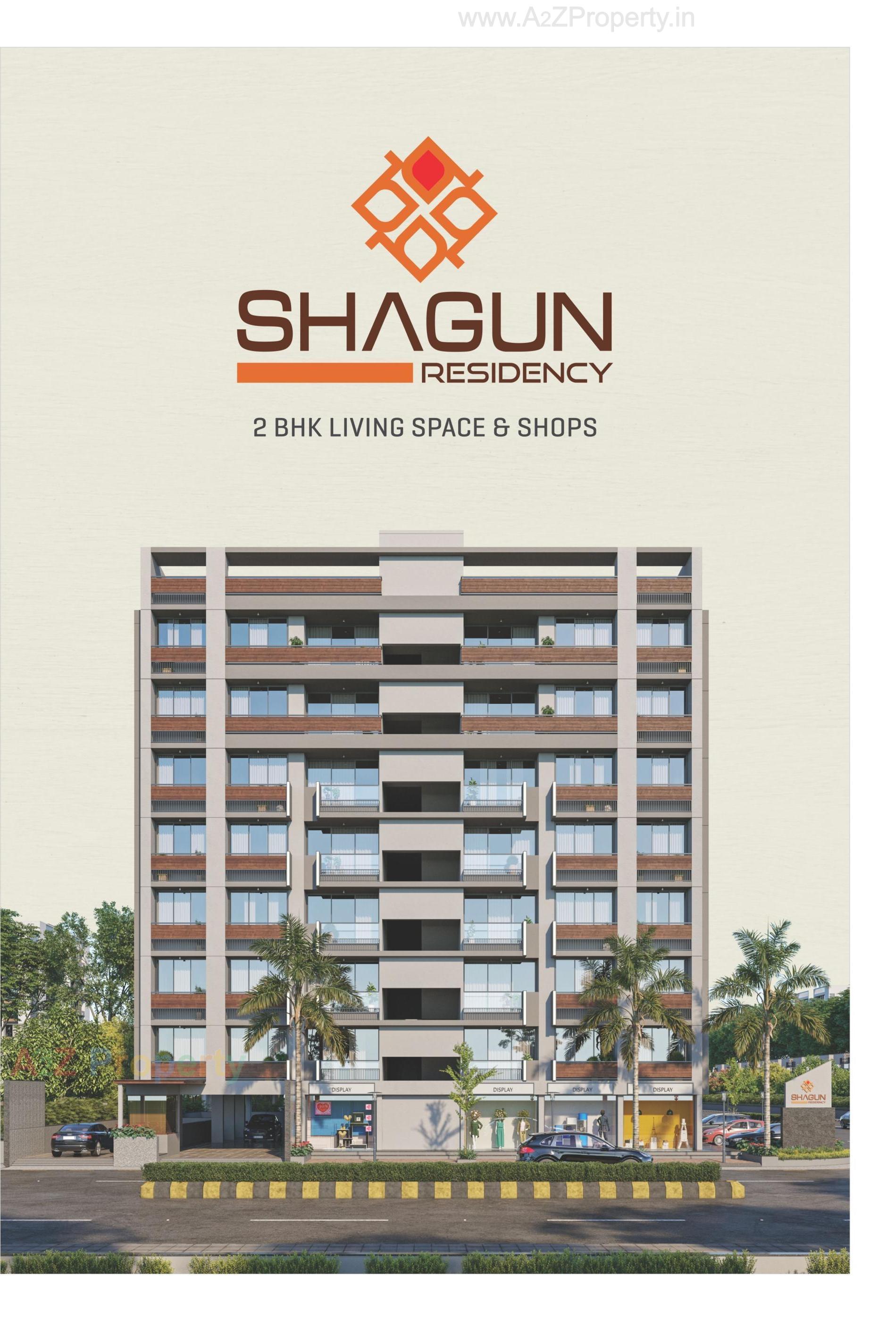 3D Elevation of real estate project Shagun Residency located at Nikol, Ahmedabad, Gujarat