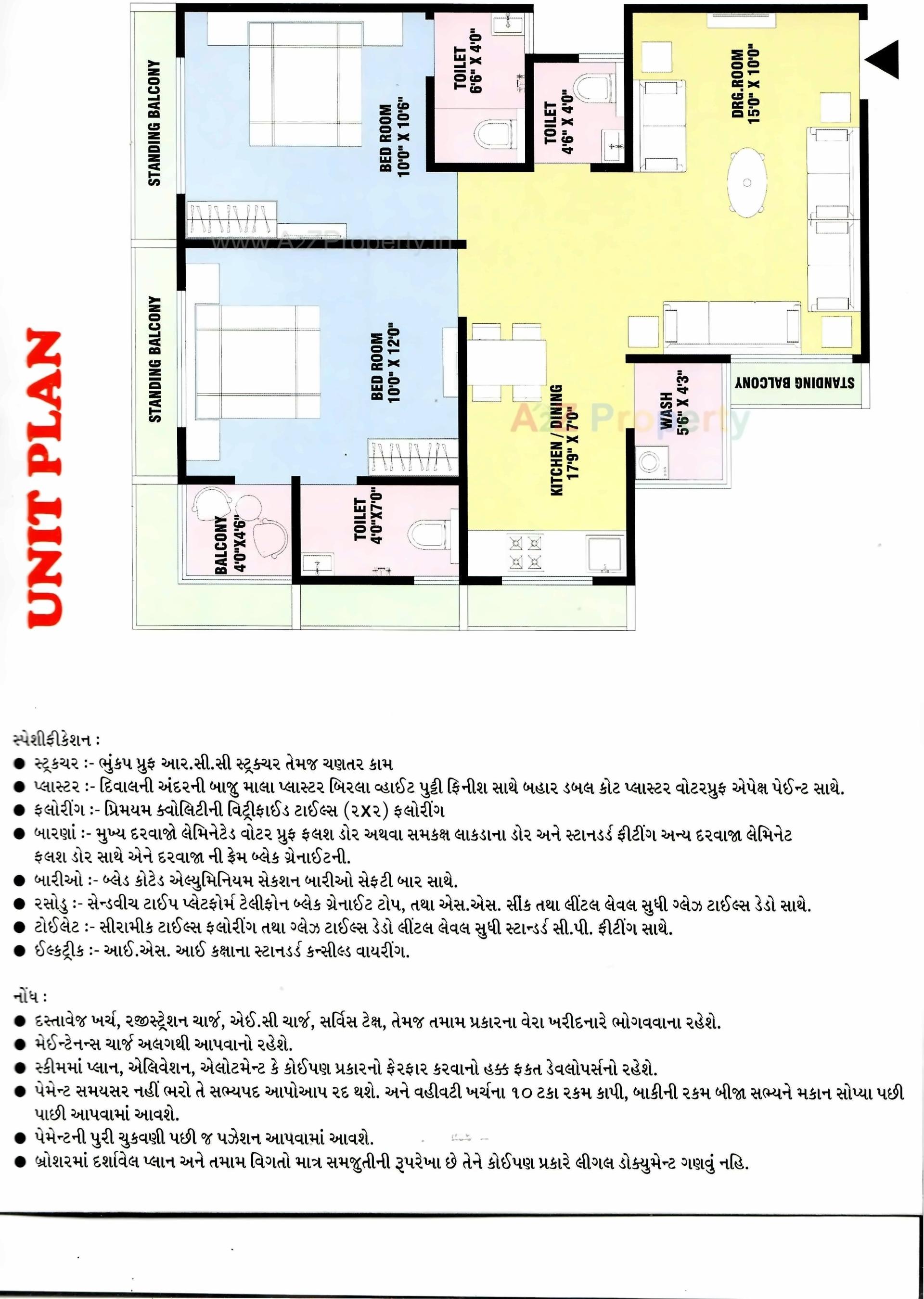 Layout of real estate project Shahin Avenue located at Jamalpur, Ahmedabad, Gujarat