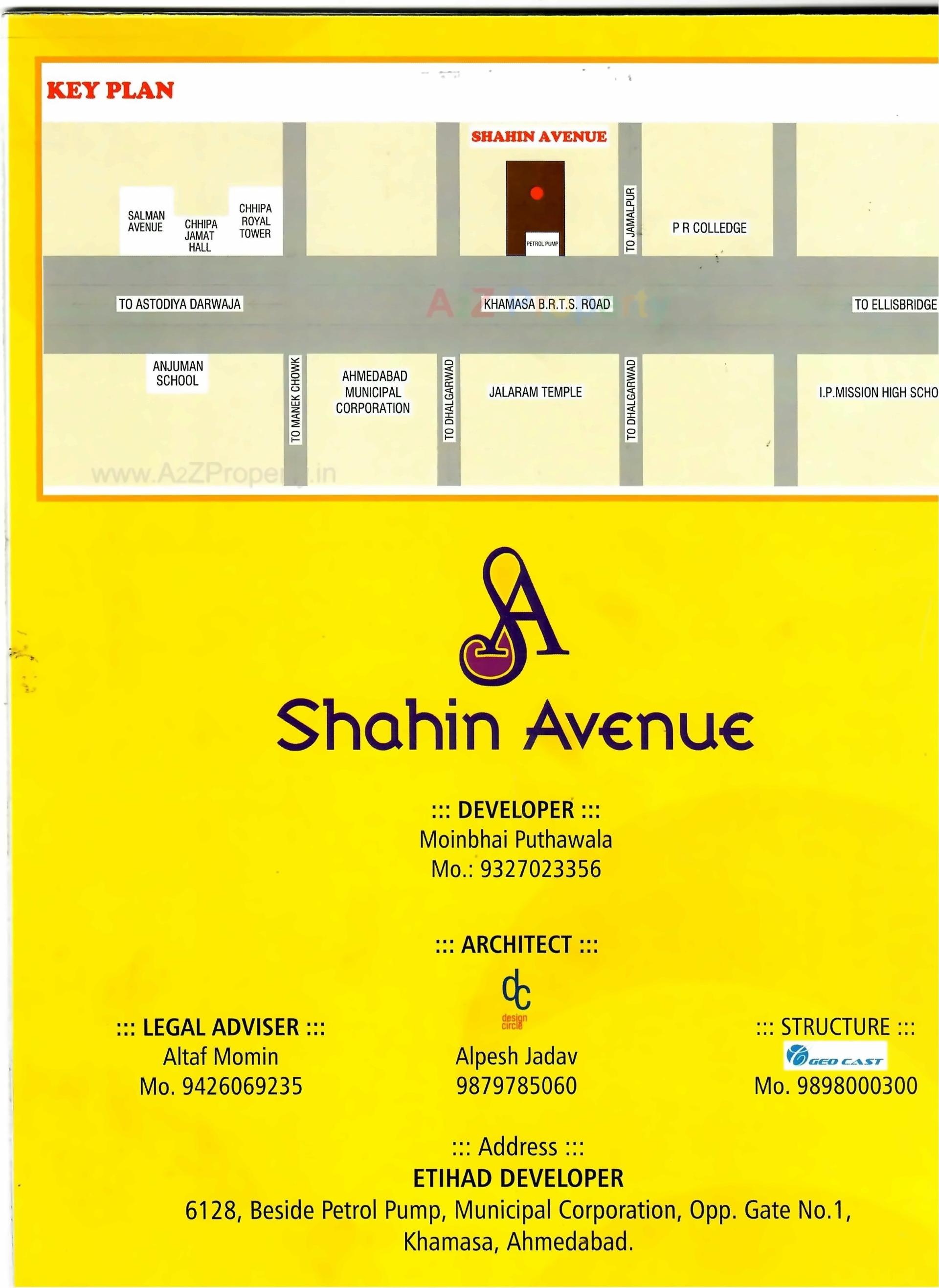  of real estate project Shahin Avenue located at Jamalpur, Ahmedabad, Gujarat