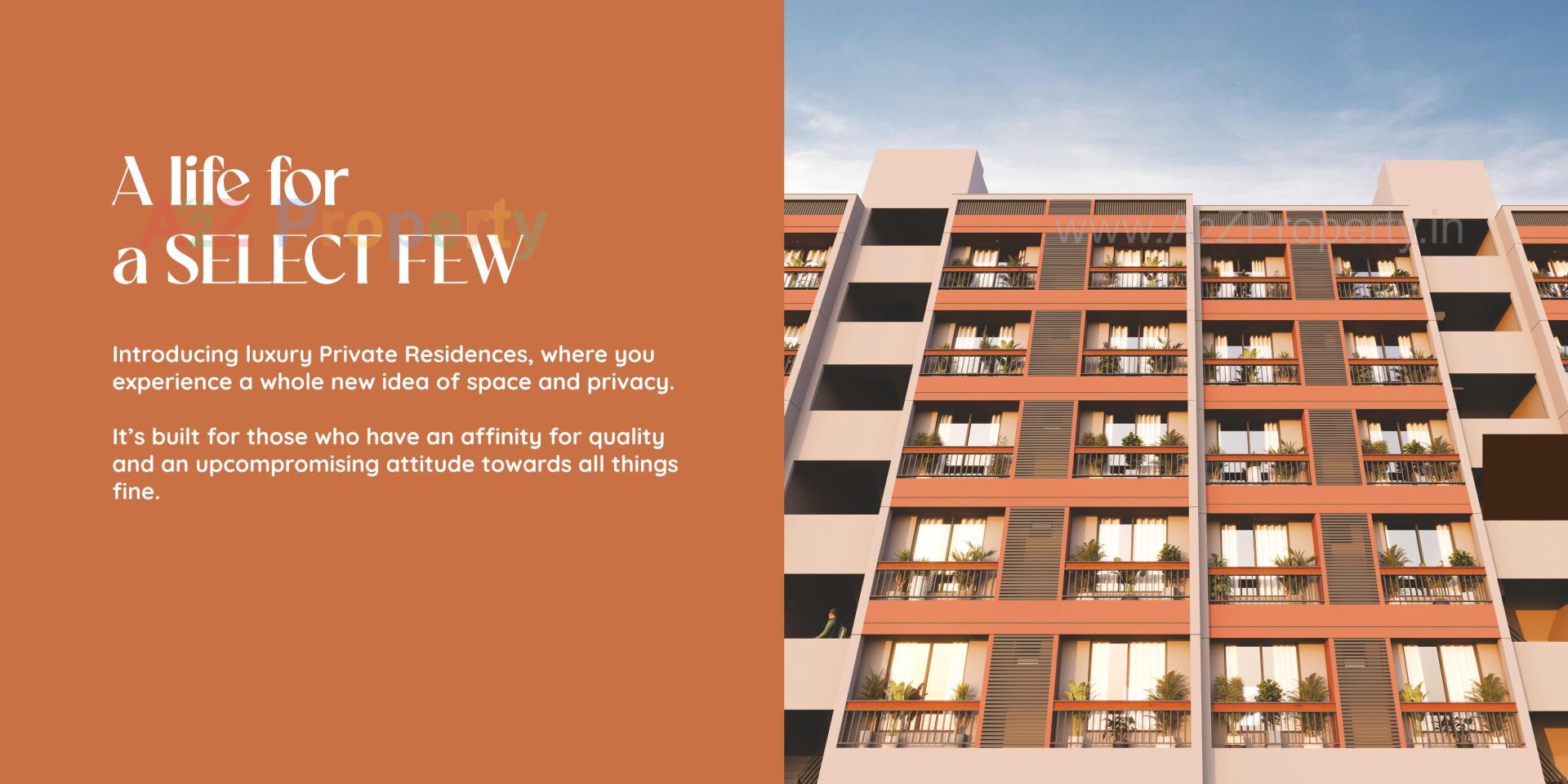 3D Elevation of real estate project Shailja Apartment located at Wadaj, Ahmedabad, Gujarat