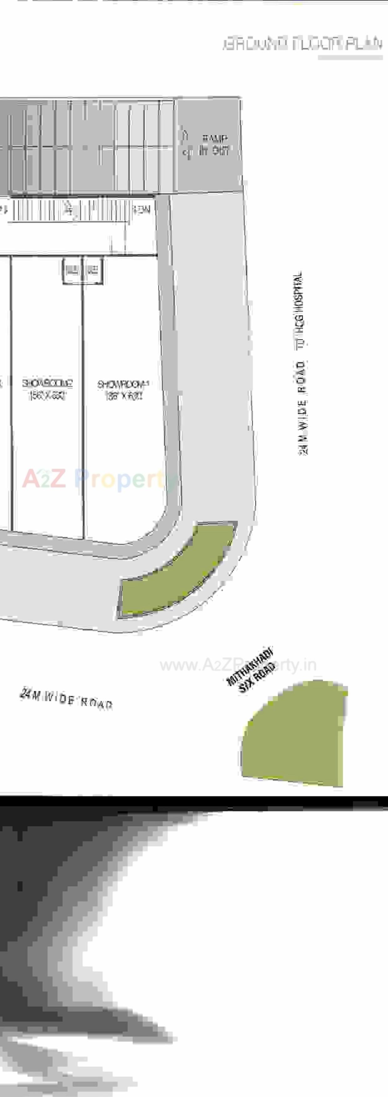 Layout of real estate project Shaival Imperia located at Changispur, Ahmedabad, Gujarat