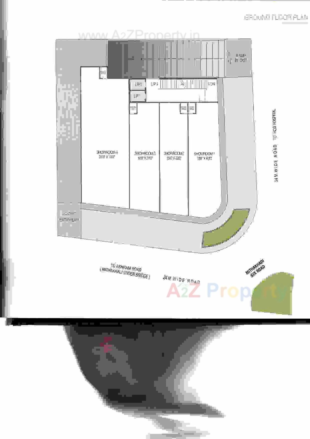 Layout of real estate project Shaival Imperia located at Changispur, Ahmedabad, Gujarat