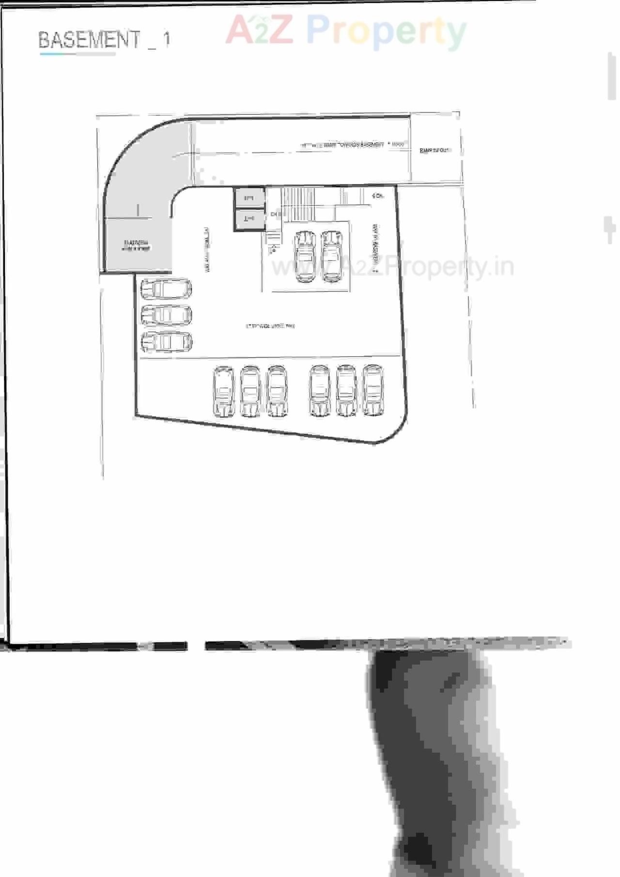 Layout of real estate project Shaival Imperia located at Changispur, Ahmedabad, Gujarat