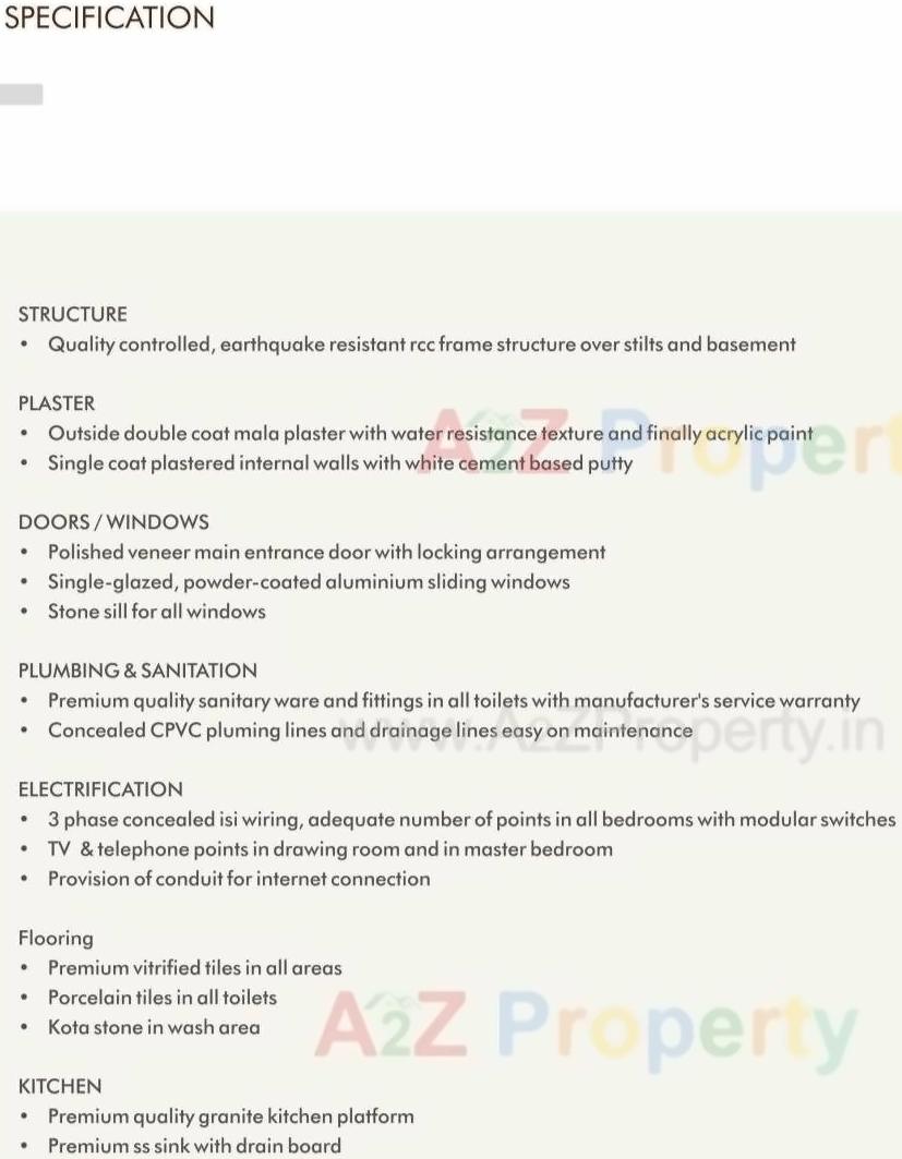 Project Specifications