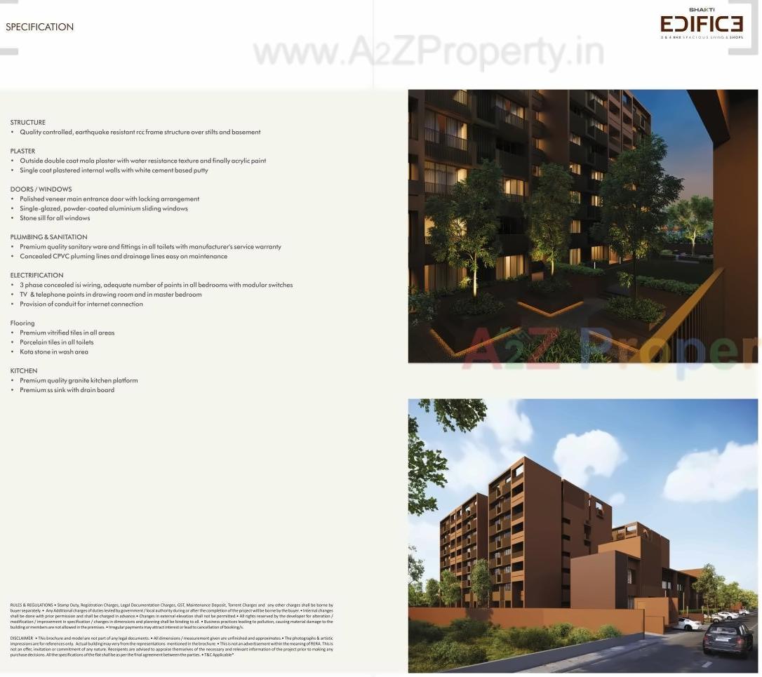  of real estate project Shakti Edifice located at Bopal, Ahmedabad, Gujarat
