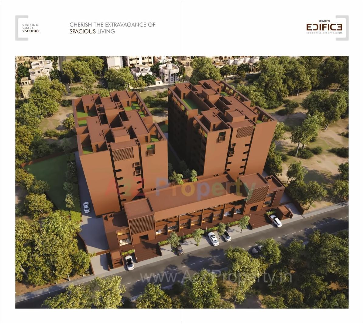 3D Elevation of real estate project Shakti Edifice located at Bopal, Ahmedabad, Gujarat