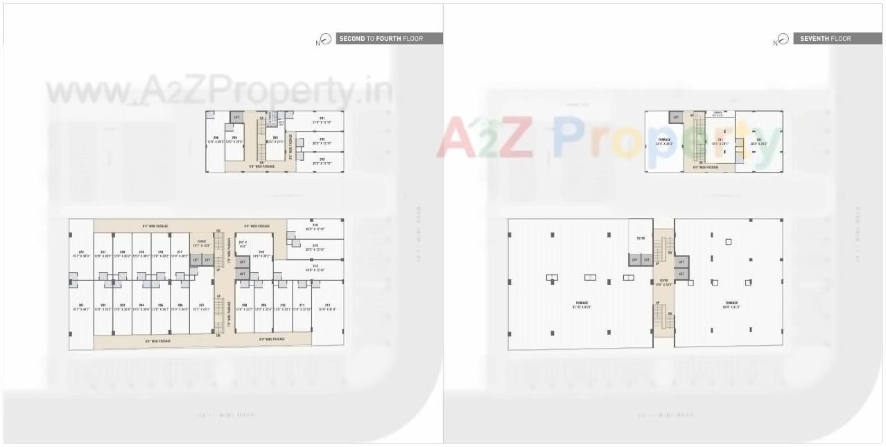 Layout of real estate project Shakti Etc(extol Trade Center) located at Gota, Ahmedabad, Gujarat