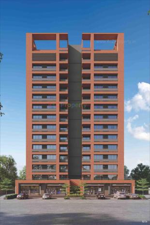 Elevation of real estate project Shakti Exalt located at Bopal, Ahmedabad, Gujarat