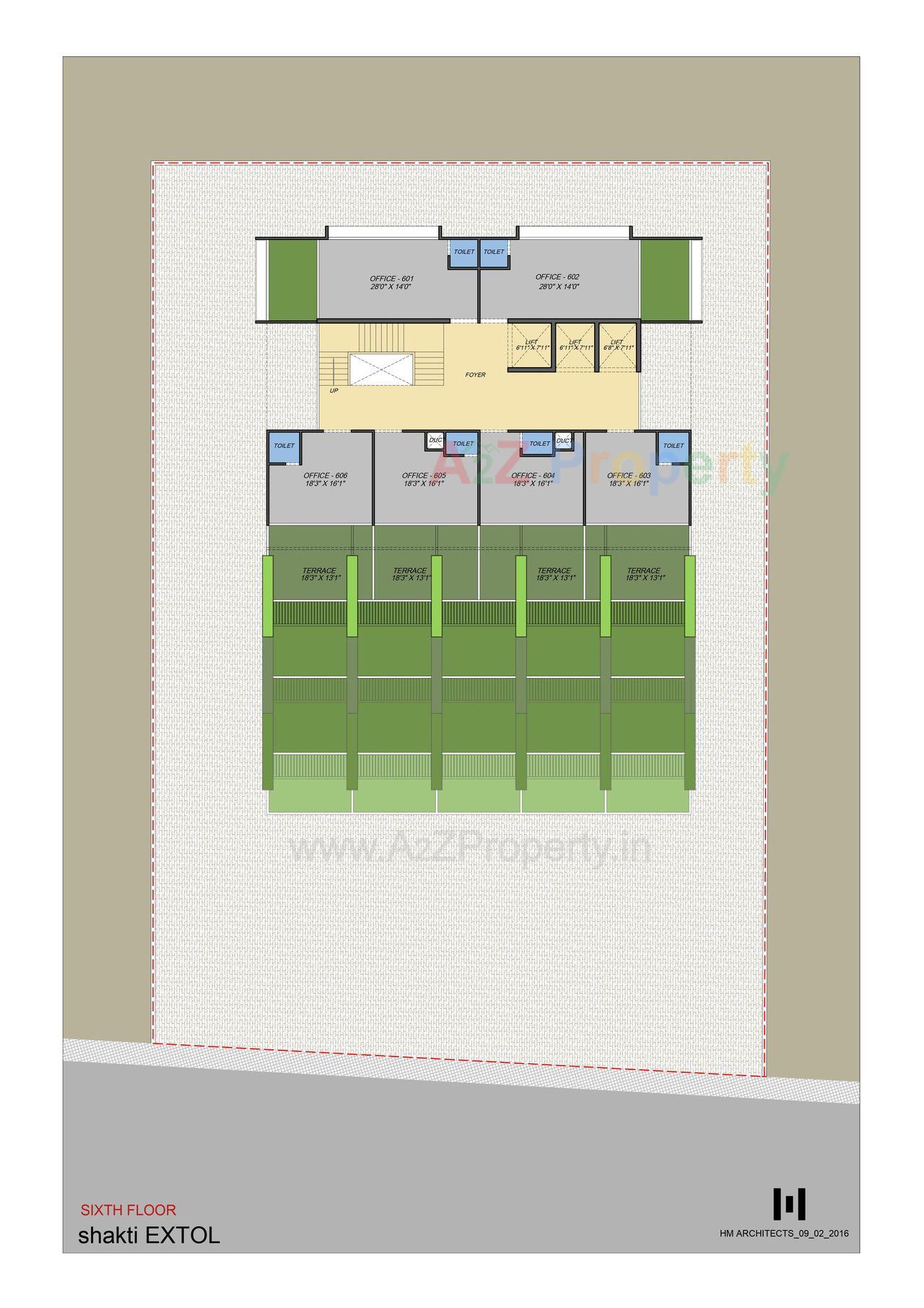 0020 of real estate project Shakti Extol located at Thaltej, Ahmedabad, Gujarat
