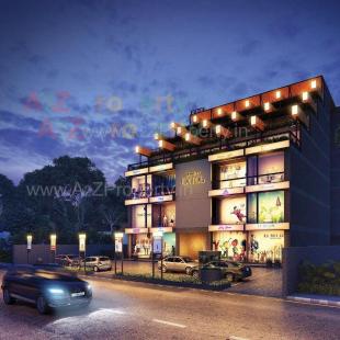 Elevation of real estate project Shakti Extol located at Thaltej, Ahmedabad, Gujarat