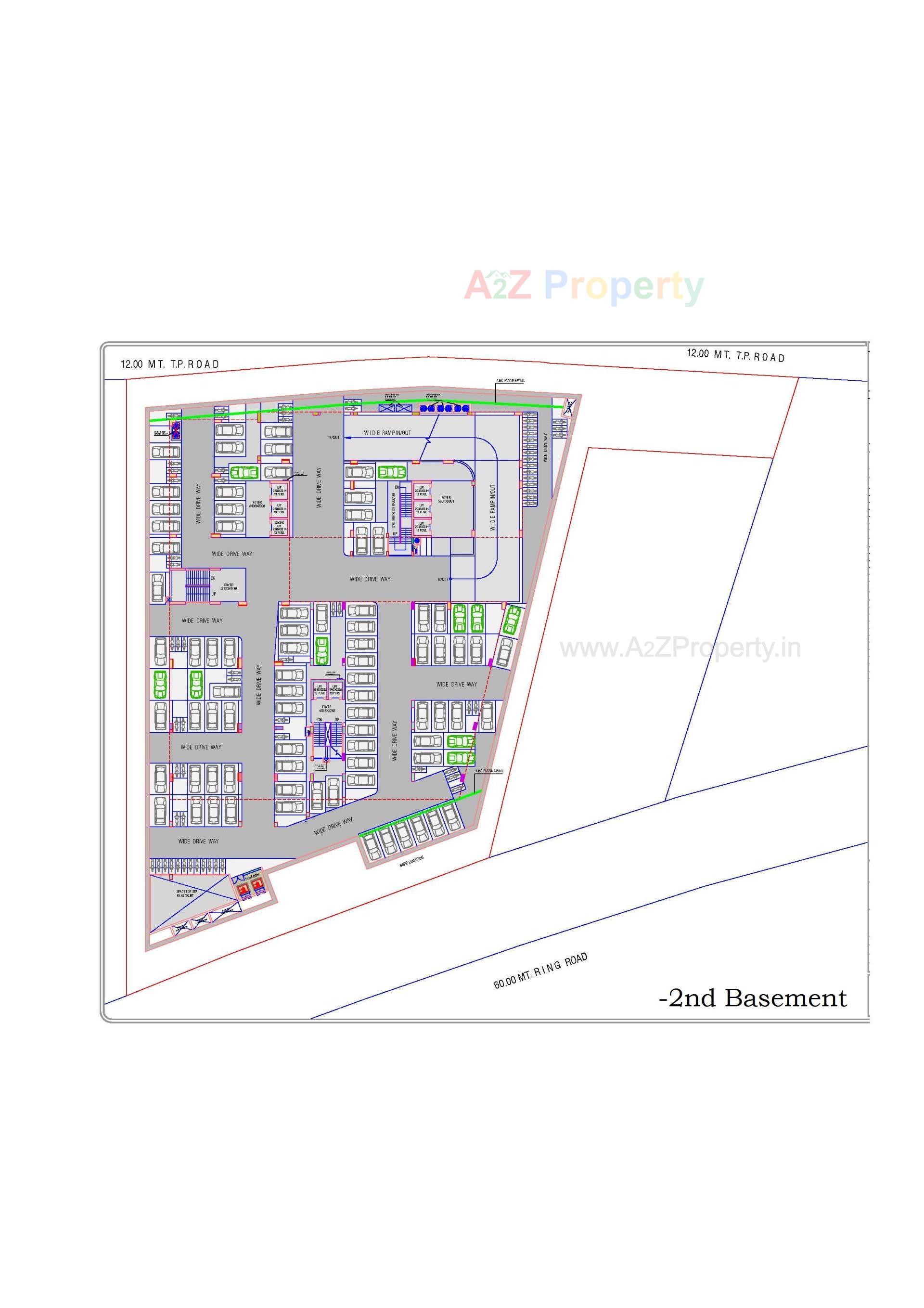 Layout of real estate project Shaligram Arcade located at Ahmedabad, Ahmedabad, Gujarat
