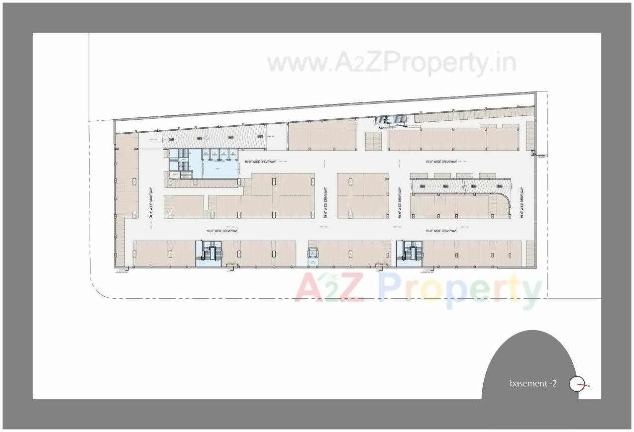 Layout of real estate project Shaligram Corporates located at Makarba, Ahmedabad, Gujarat