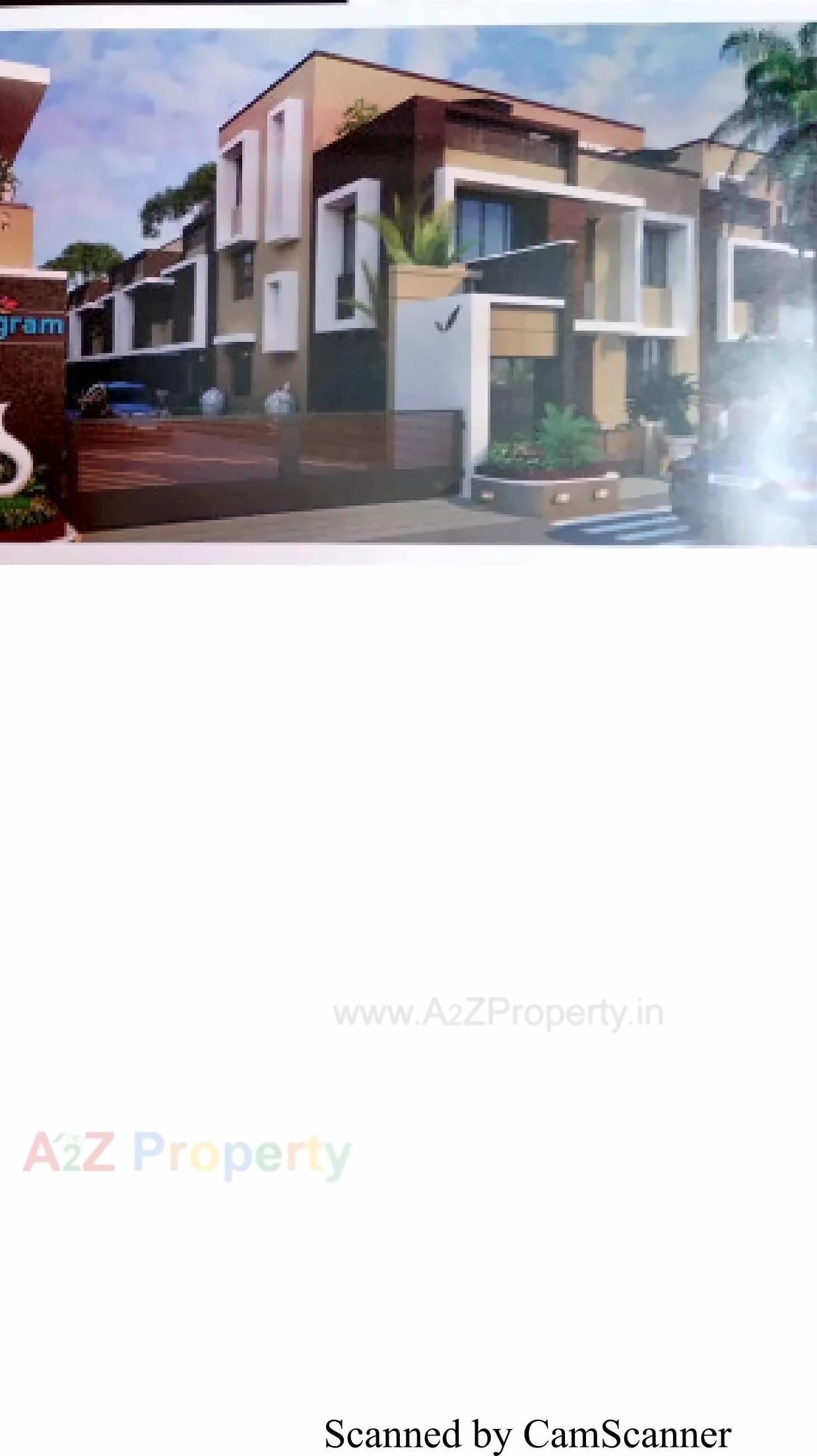 3D Elevation of real estate project Shaligram Homes located at Nikol, Ahmedabad, Gujarat