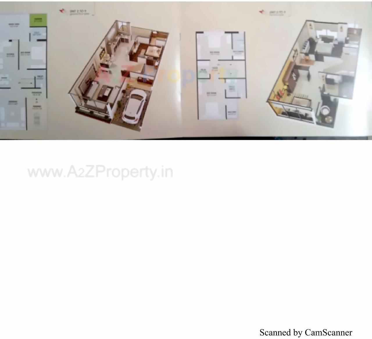 Layout of real estate project Shaligram Homes located at Nikol, Ahmedabad, Gujarat