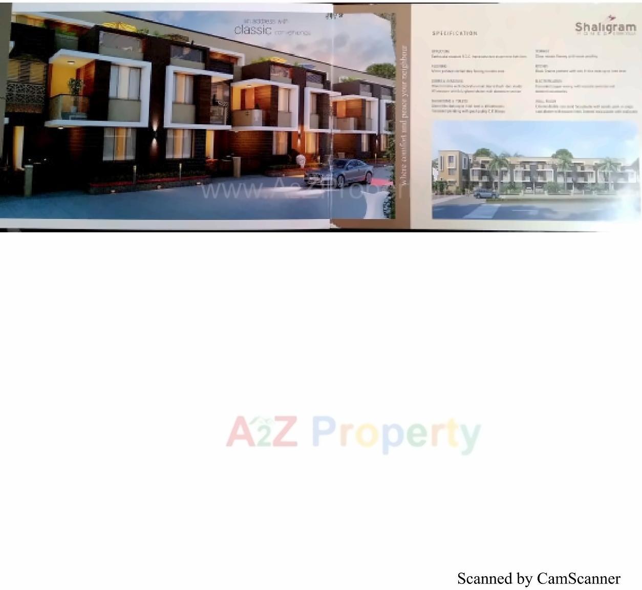 Layout of real estate project Shaligram Homes located at Nikol, Ahmedabad, Gujarat