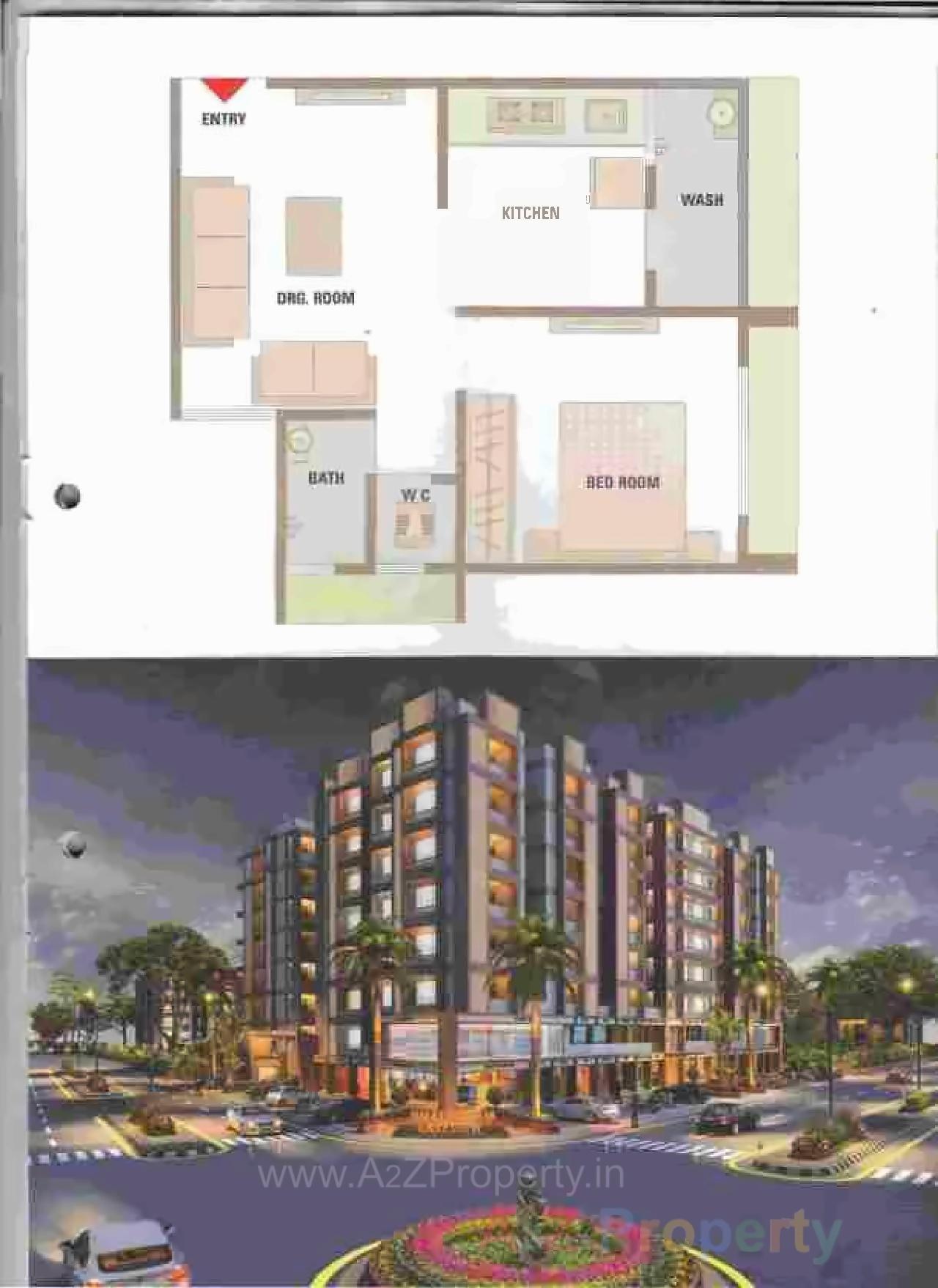 Layout of real estate project Shaligram Lake View located at Nikol, Ahmedabad, Gujarat