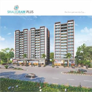 Elevation of real estate project Shaligram Plus located at Chandlodiya, Ahmedabad, Gujarat