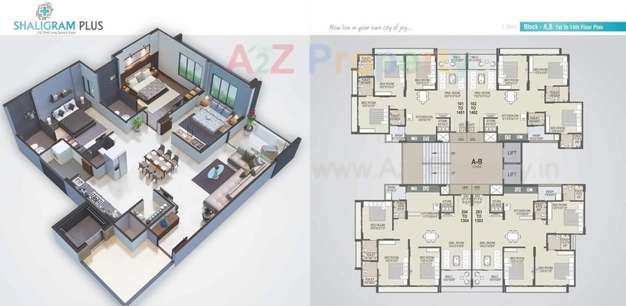 Layout of real estate project Shaligram Plus located at Chandlodiya, Ahmedabad, Gujarat