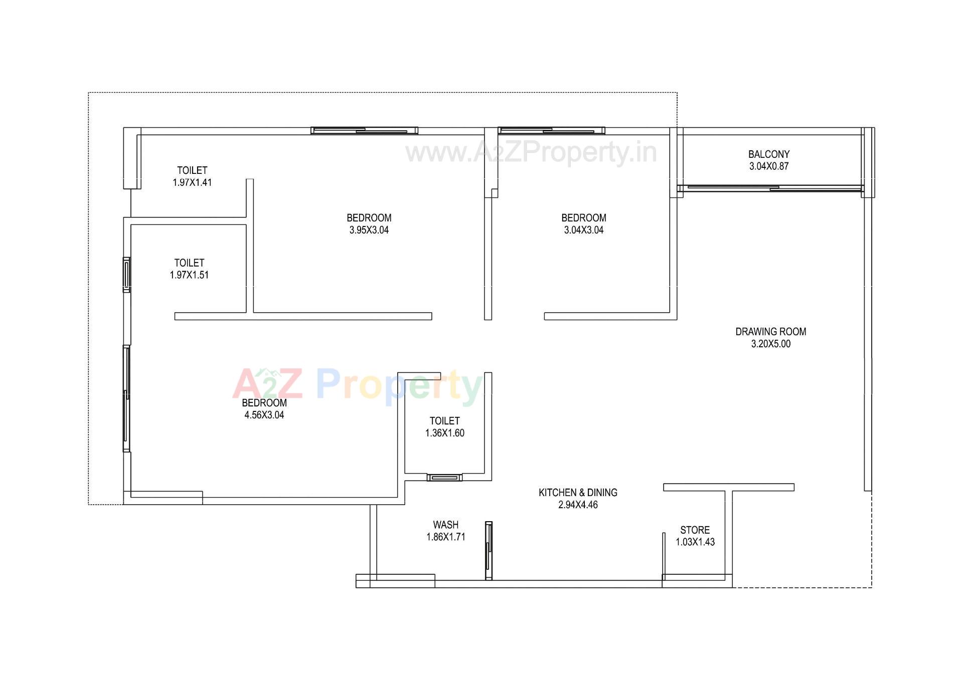 Layout of real estate project Shaligram Pride located at Ahmedabad, Ahmedabad, Gujarat