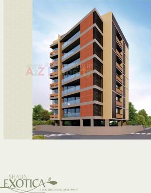 Elevation of real estate project Shalin Exotica located at Paldi, Ahmedabad, Gujarat
