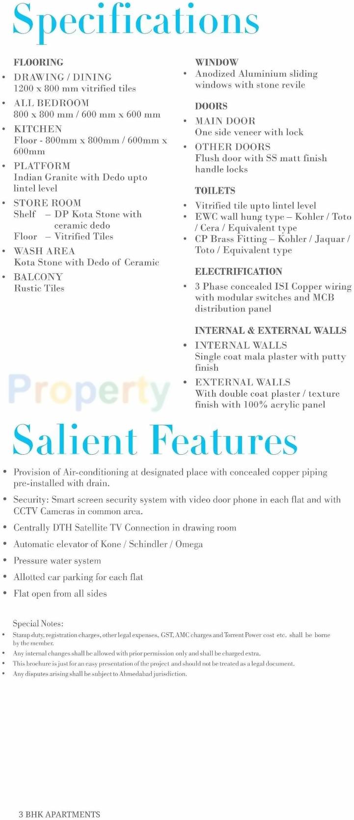 Project Specifications