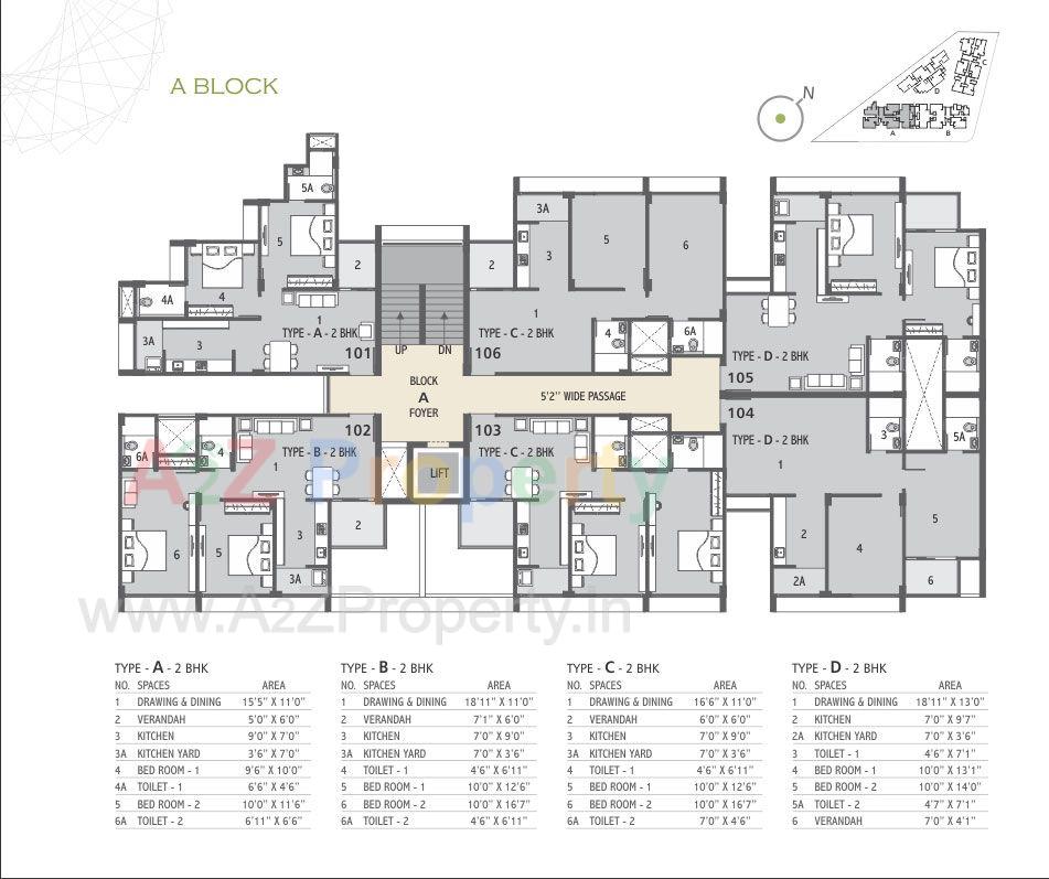 P3b of real estate project Shalin Heights located at City, Ahmedabad, Gujarat