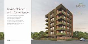 Elevation of real estate project Shalin Palette located at Paldi, Ahmedabad, Gujarat