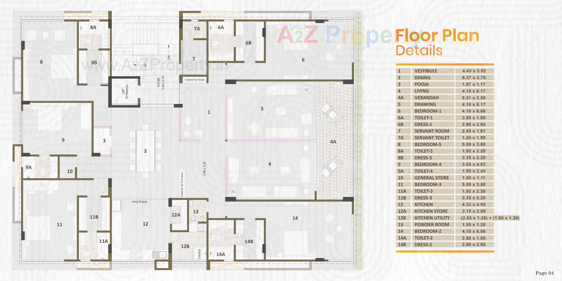 Layout of real estate project Shalin Shashwat located at Bodakdev, Ahmedabad, Gujarat