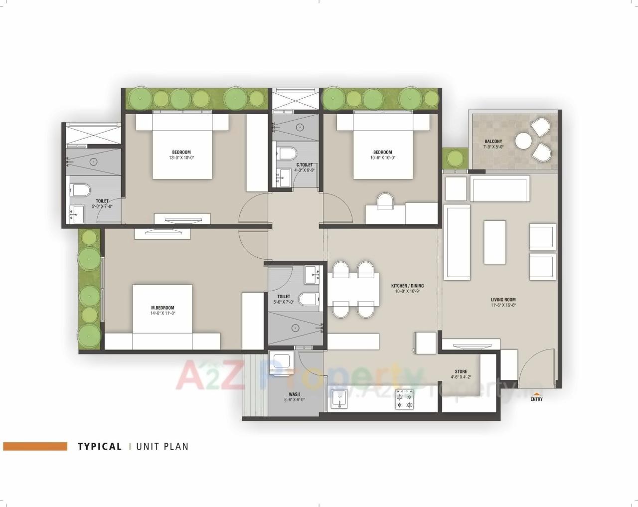Layout of real estate project Shalin Sky located at Ahmedabad, Ahmedabad, Gujarat