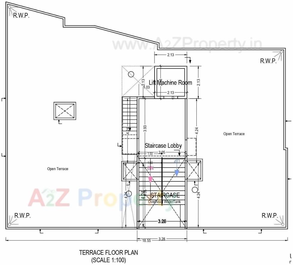 Layout of real estate project Shalom Residency located at Vejalpur, Ahmedabad, Gujarat