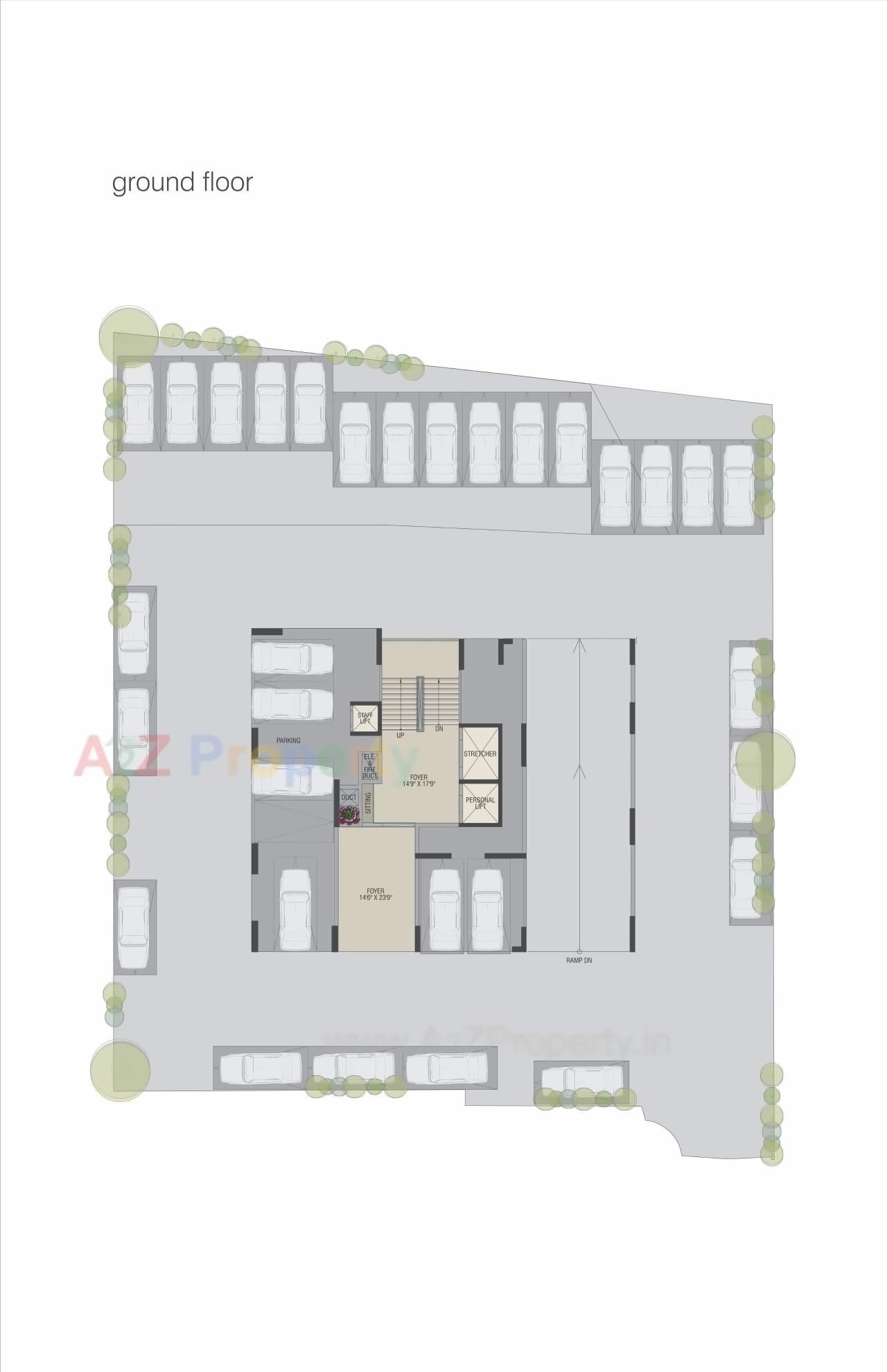 Layout of real estate project Shangri La located at Vejalpur, Ahmedabad, Gujarat