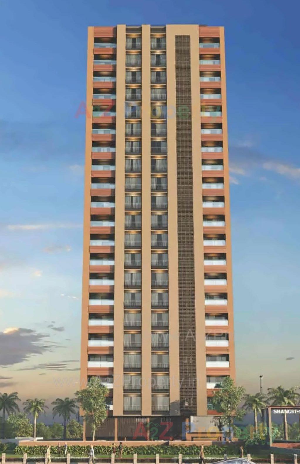 3D Elevation of real estate project Shangri La located at Vejalpur, Ahmedabad, Gujarat