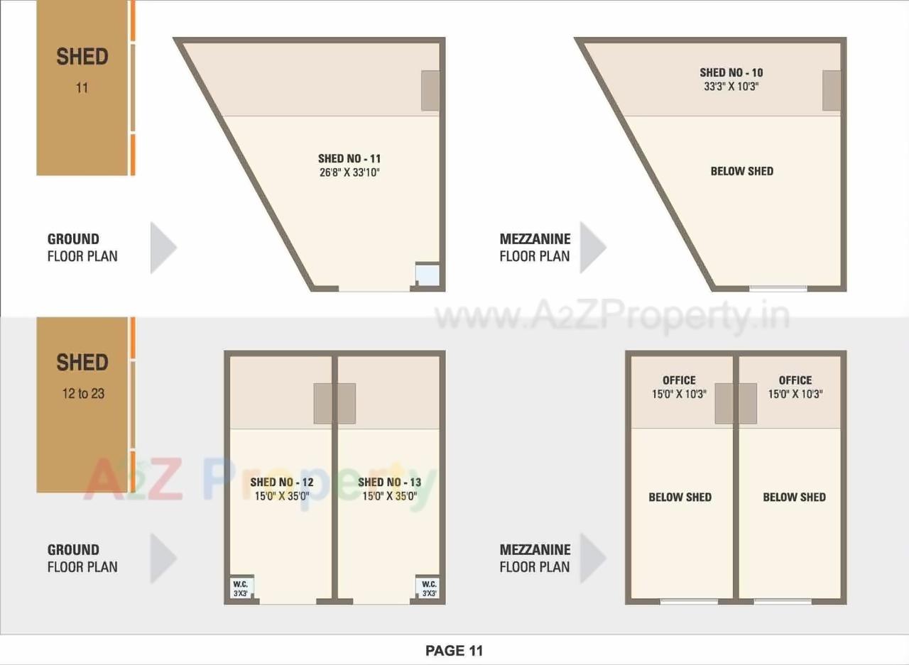 Layout of real estate project Shankeshwar Industrial Park located at Vatva, Ahmedabad, Gujarat