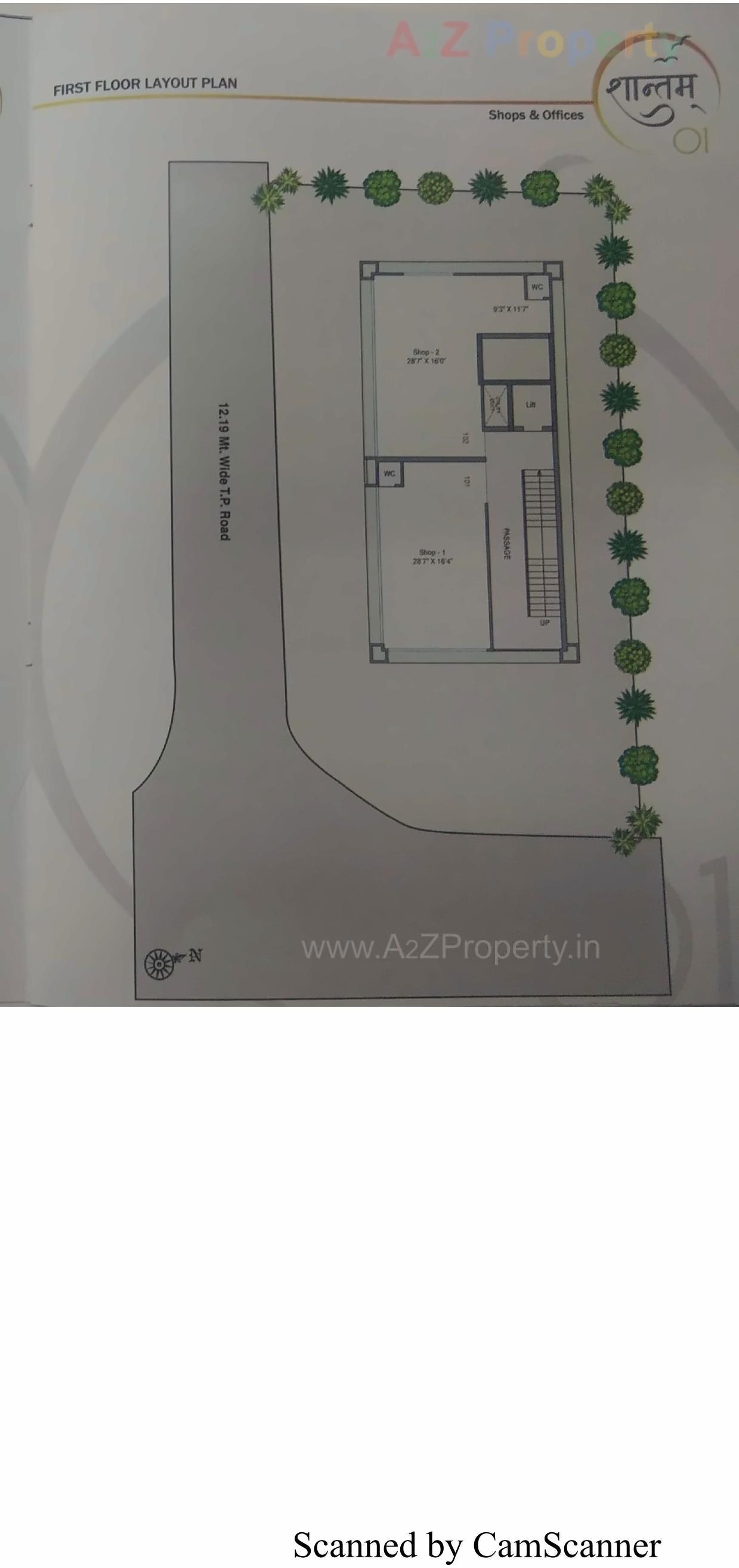 Layout of real estate project Shantam   0 located at Naroda, Ahmedabad, Gujarat