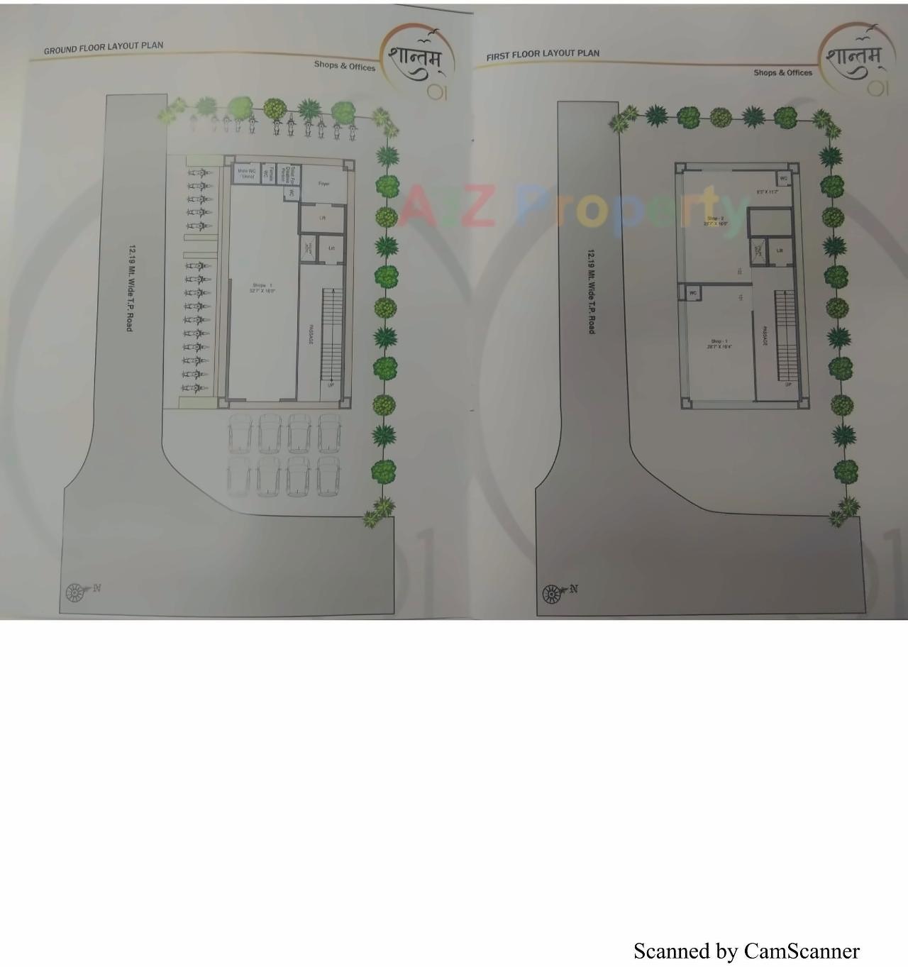 Layout of real estate project Shantam   0 located at Naroda, Ahmedabad, Gujarat